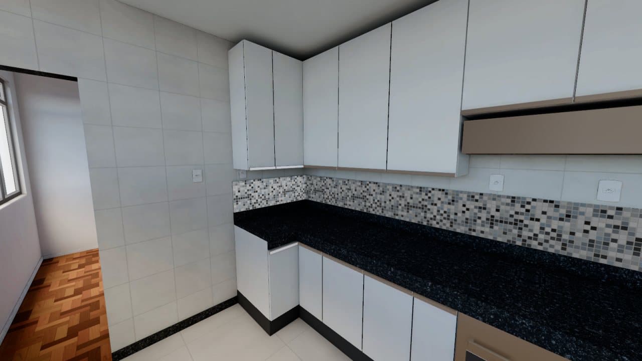 Cozinha — Apartamento Santa Tereza
